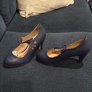 Modcloth Blue Classic Heels